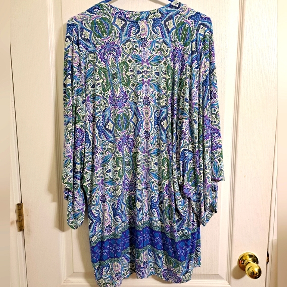 Soma cool night kimono pajama wrap cardigan robe Size Medium - Picture 4 of 4